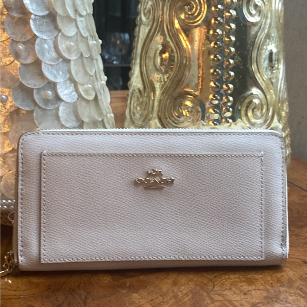 Coach Light Cream Wallet